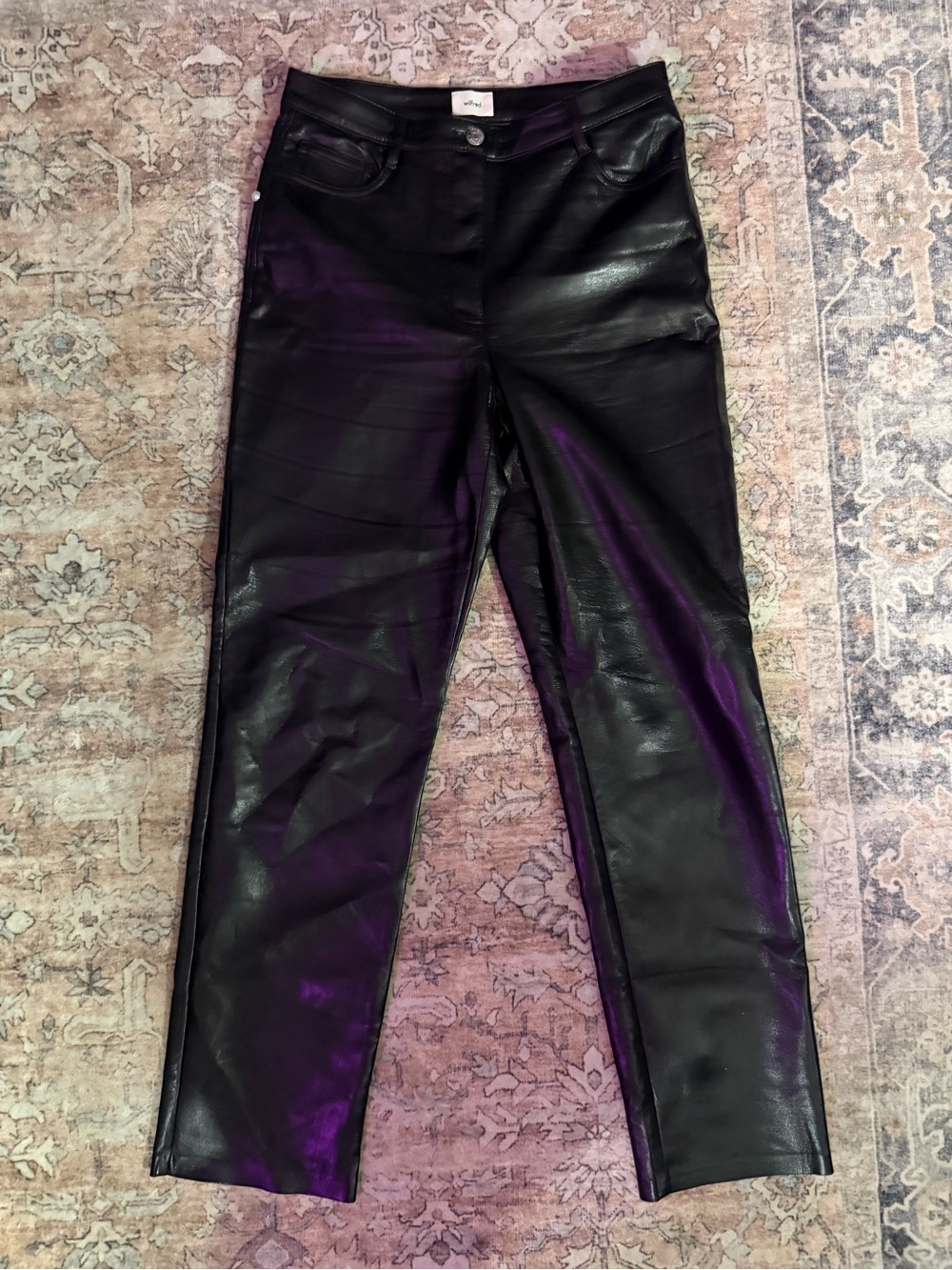 Wilfred Black Melina Straight-Leg Pants